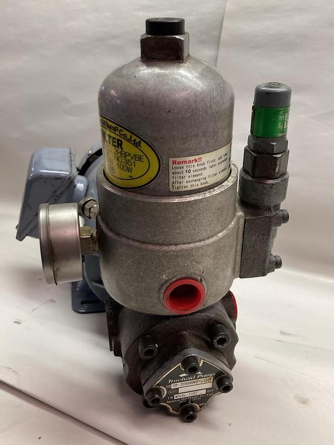 Used NOP,FELQ-8T TOP-2MY400-206HBMPVBE,Trochoid Motor Pump Oil Lube 0.4KW