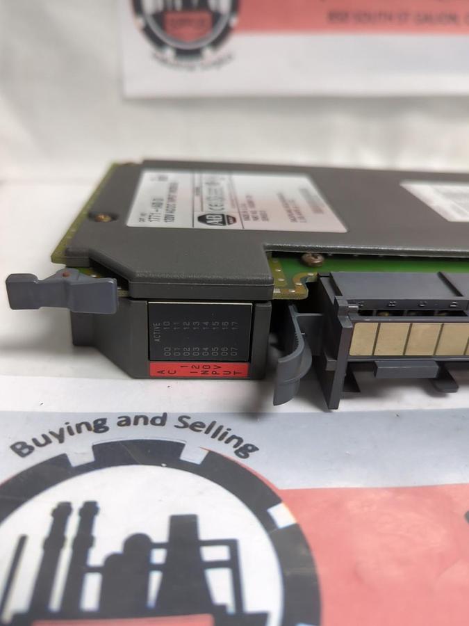 Used ALLEN BRADLEY,1771-IAD D,INPUT MODULE 120V AC/DC PRE-OWNED