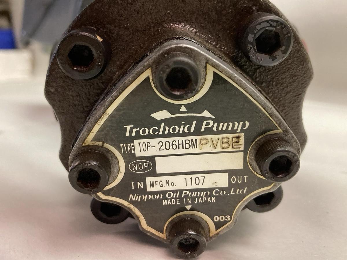 Used NOP,FELQ-8T TOP-2MY400-206HBMPVBE,Trochoid Motor Pump Oil Lube 0.4KW