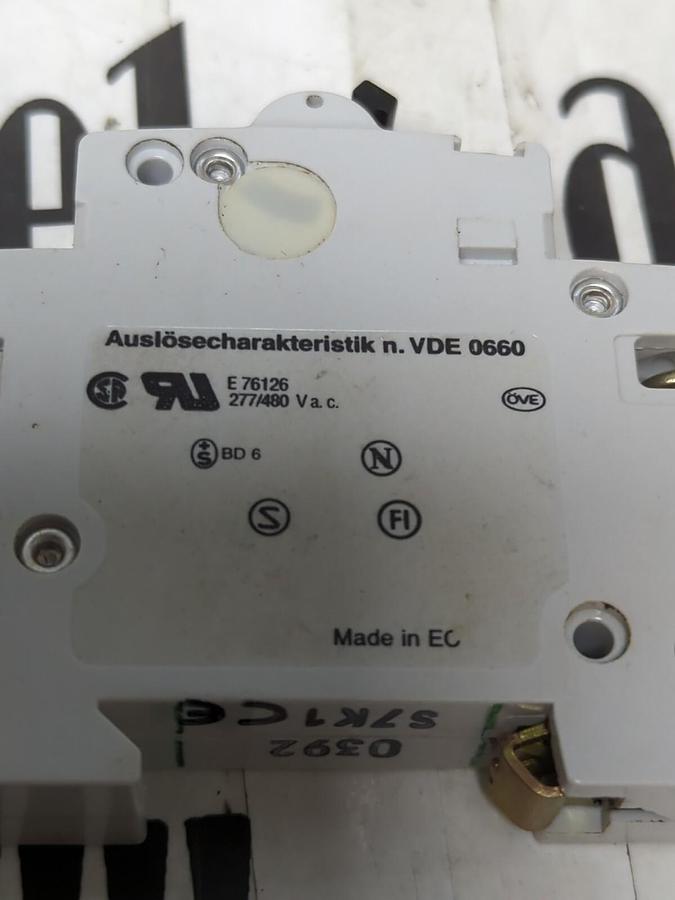 ABB,S271-K-1,CIRCUIT BREAKER 1- POLE 277VAC/60V NOS