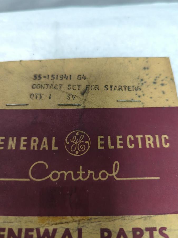 GENERAL ELECTRIC,55-151941 G4,CONTACT SET FOR STARTERS NOS