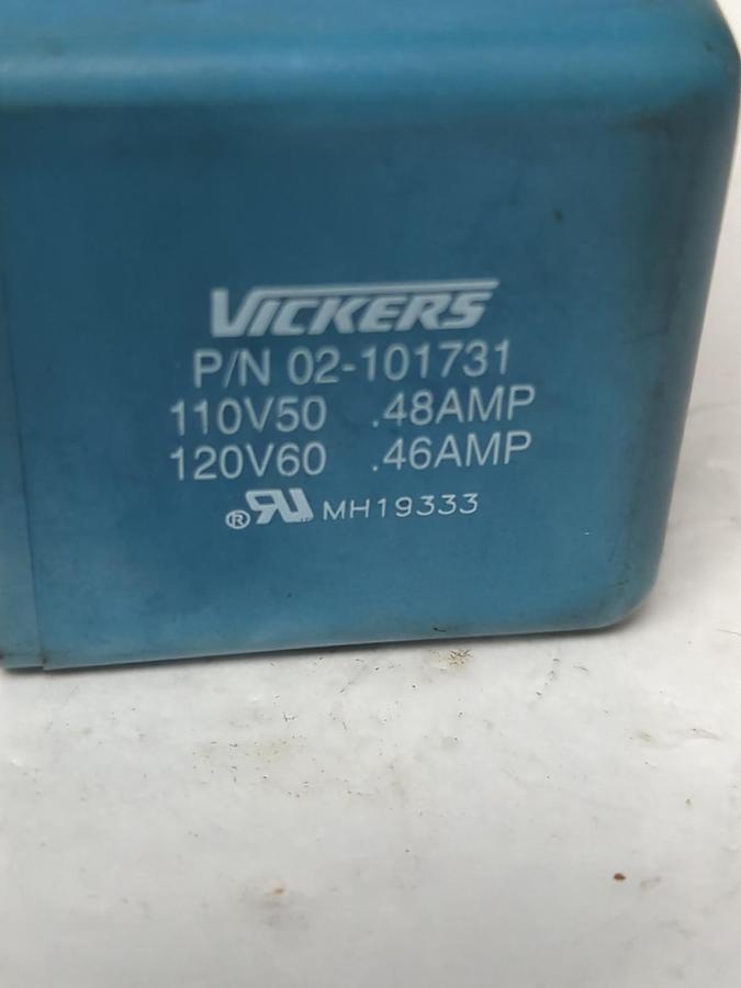 Used VICKERS,02-101731,2-WIRE SOLENOID COIL PRE-OWNED