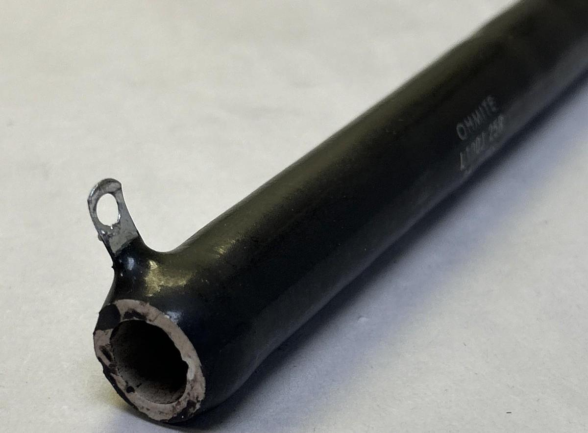 OHMITE,L100J25R,RESISTOR 100 WATT 25 OHMS NOS