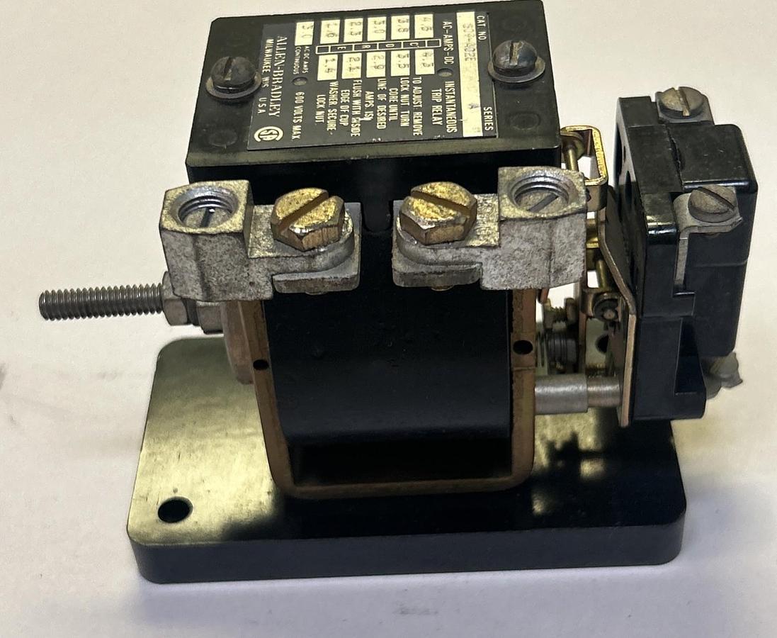 Used ALLEN BRADLEY,809-A02E,INSTANTANEOUS TRIP RELAY
