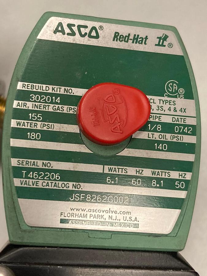 Asco,302014,Shut Off Valve