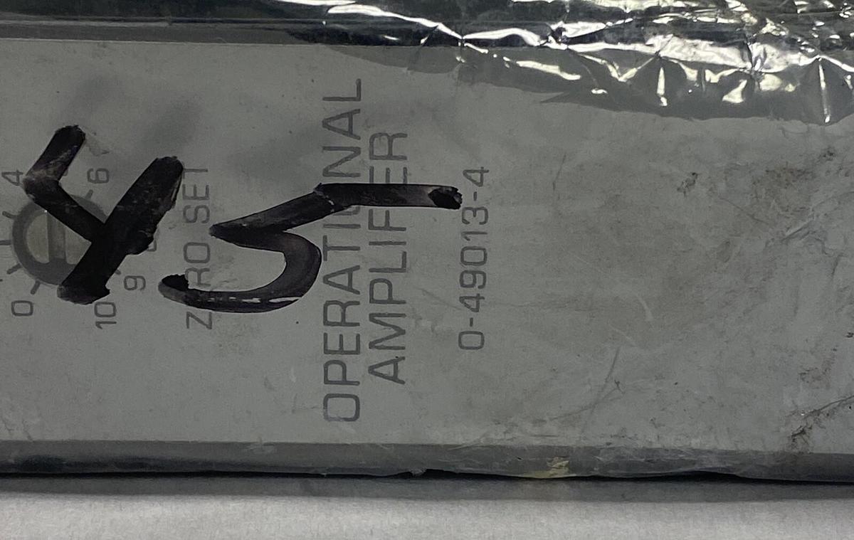 Used RELIANCE,0-49013-4,OPERATIONAL AMPLIFIER CARDPAK REFURBISHED SEALED