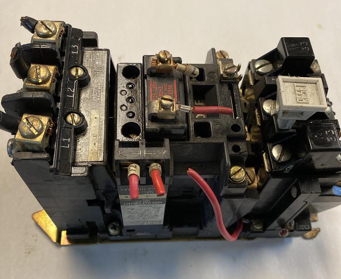 Used Allen-Bradley,509-BOD,Series A Size 1 Motor Starter 3 Poles