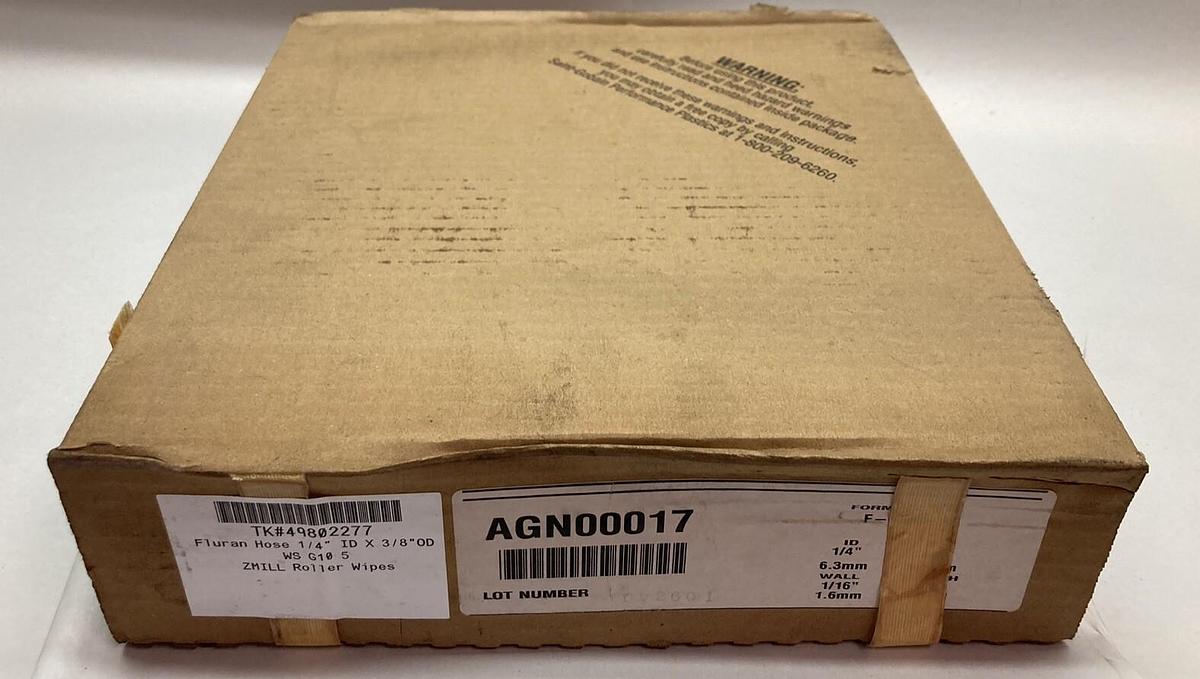Used Fluran Hose,1/4 Inch ID X 3/8 Inch OD,ZMILL Roller Wipes