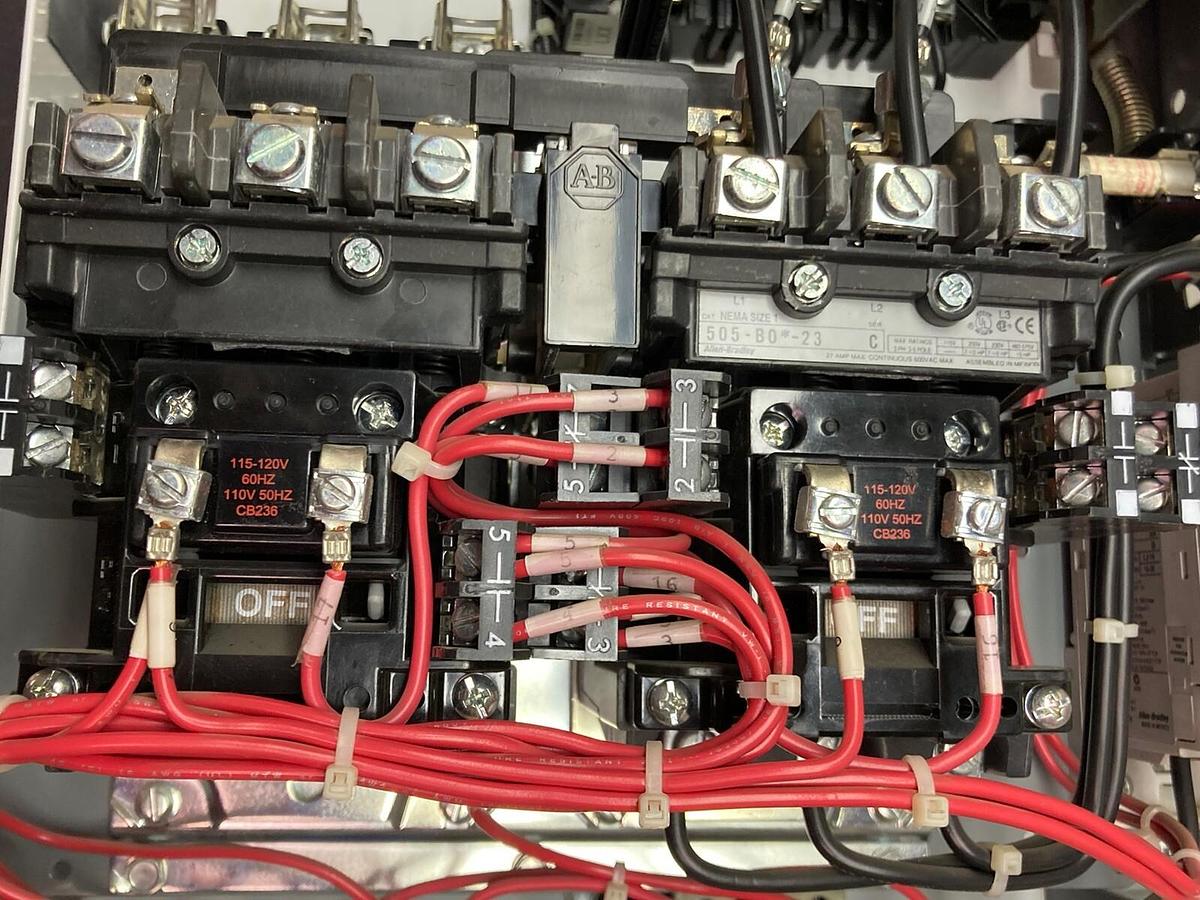 Used Allen-Bradley,2106,Size 1 Fused MCC 20 Inch Starter Feeder Bucket