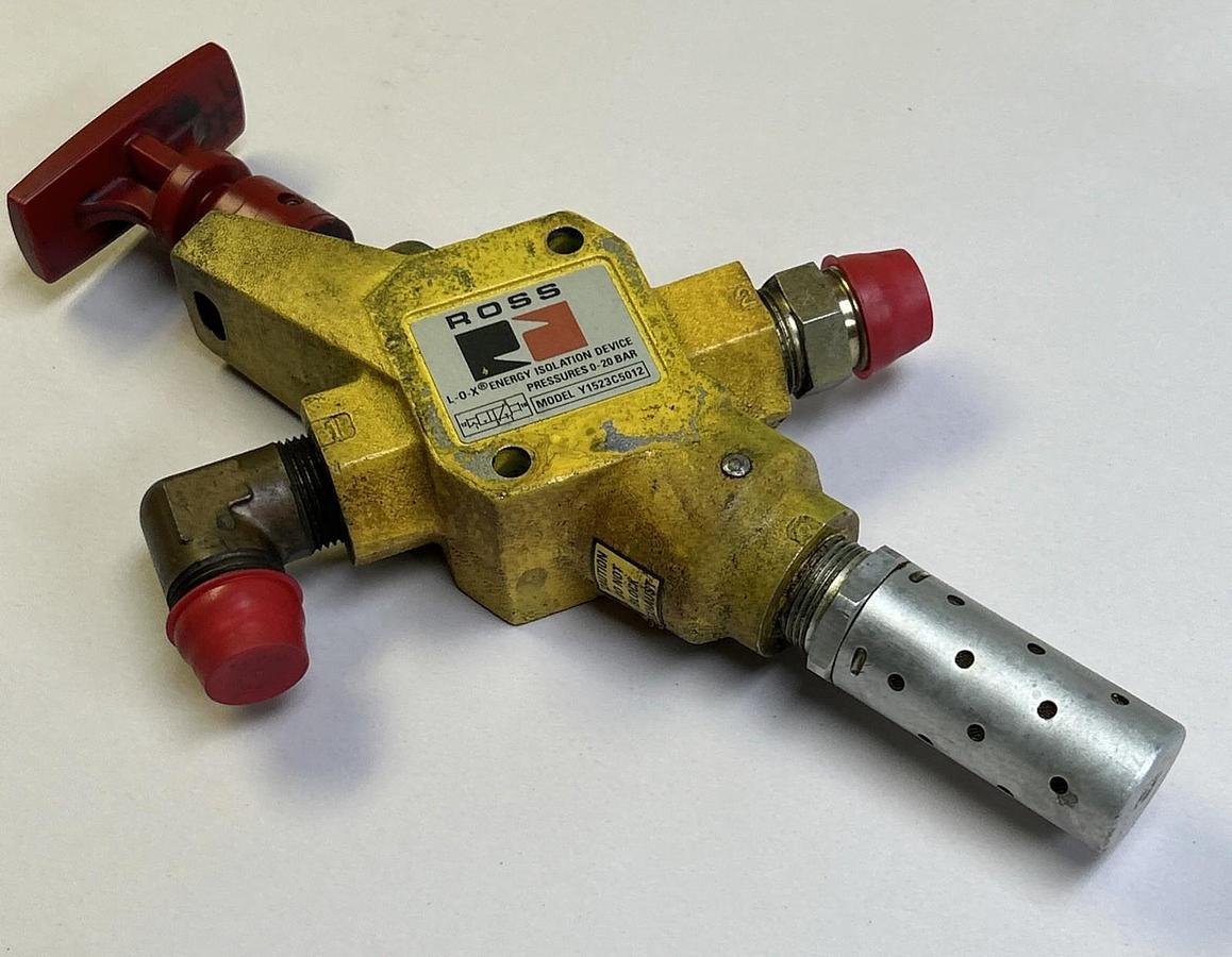 Used ROSS,Y1523C5012,LOCKOUT VALVE