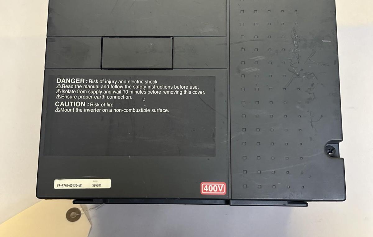 Used MITSUBISHI,FR-F740-00170-EC,AC INVERTER DRIVE VFD 380-480V 17A