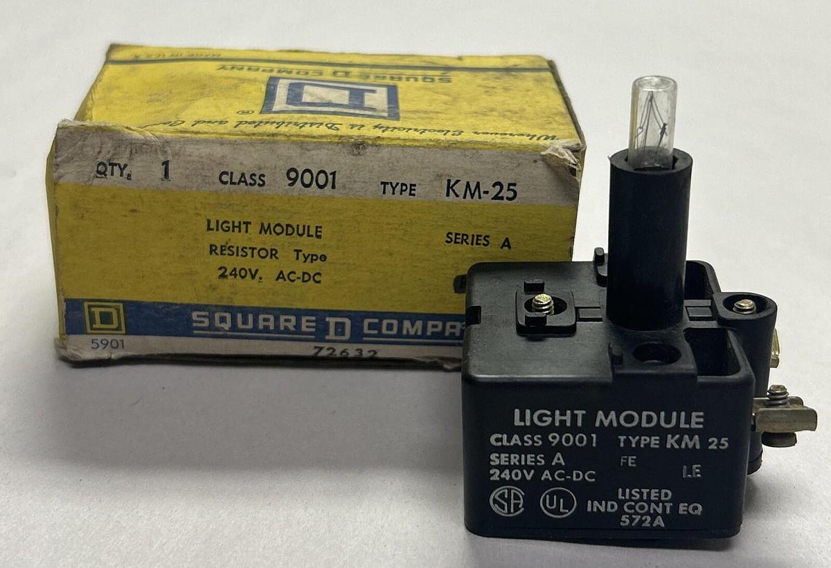 Used SQUARE D,9001KM-25,LIGHT MODULE NOS