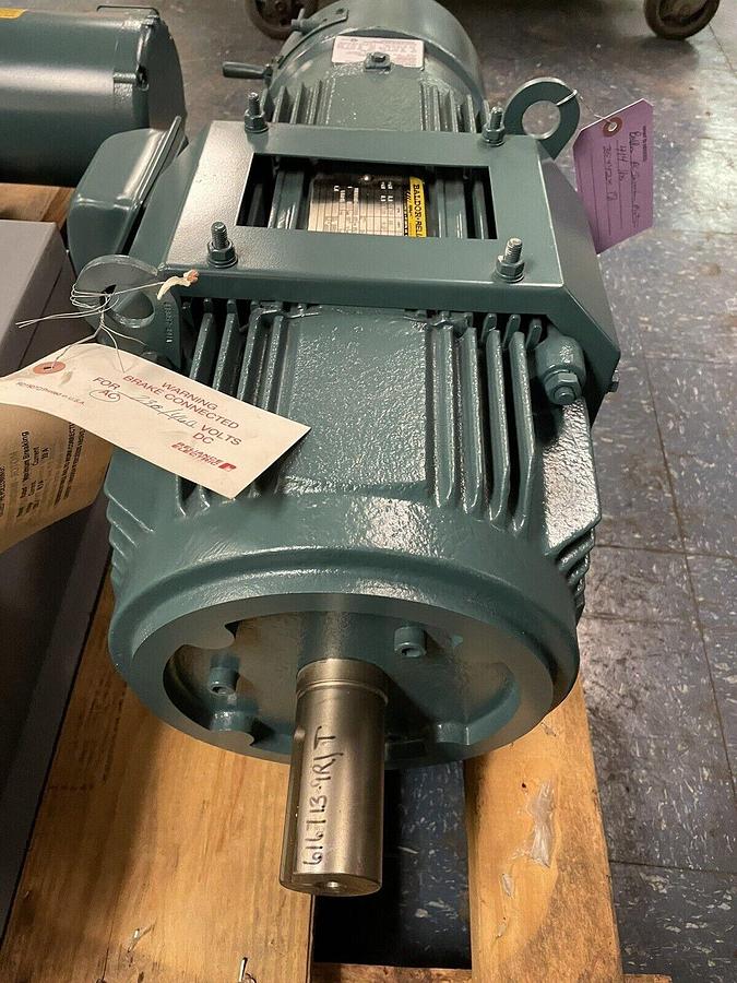BALDOR RELIANCE,L4889A,7.5HP RPM INVERTER DUTY BRAKE MOTOR FL2162Z