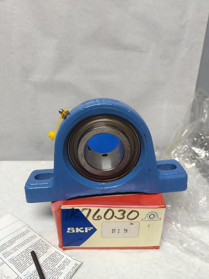 SKF,SY-2 TM,PILLOW BLOCK BEARING 2 INCH BORE NOS