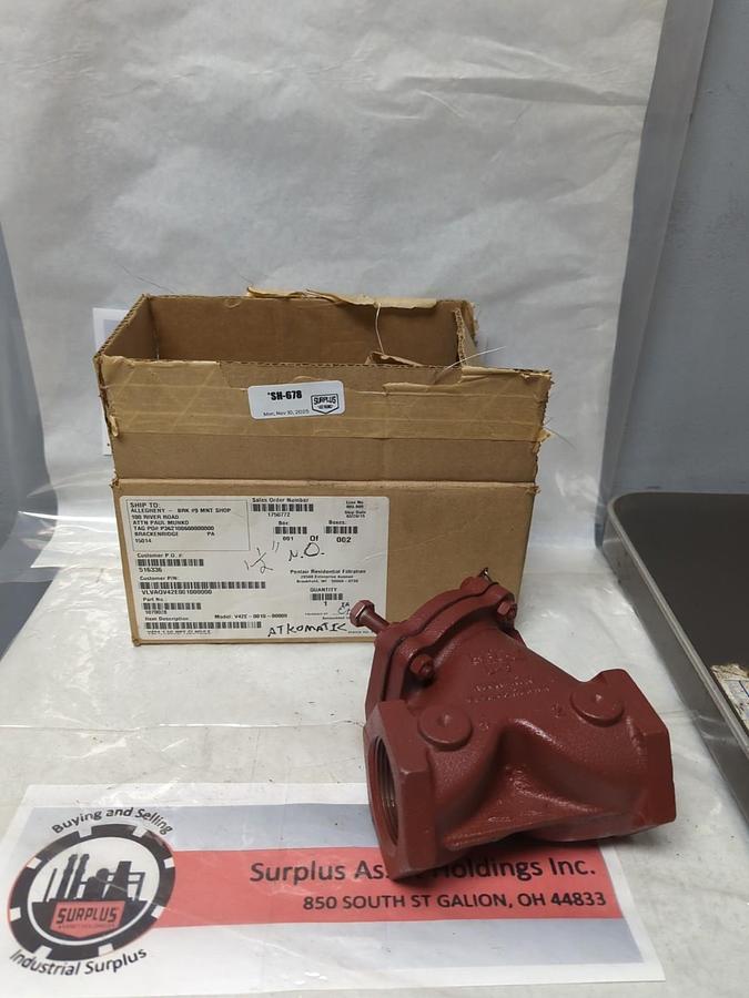 AQUAMATIC,V42E-0010-00000,CAST DIAPHRAGM VALVE 1-1/2 INCH NOS