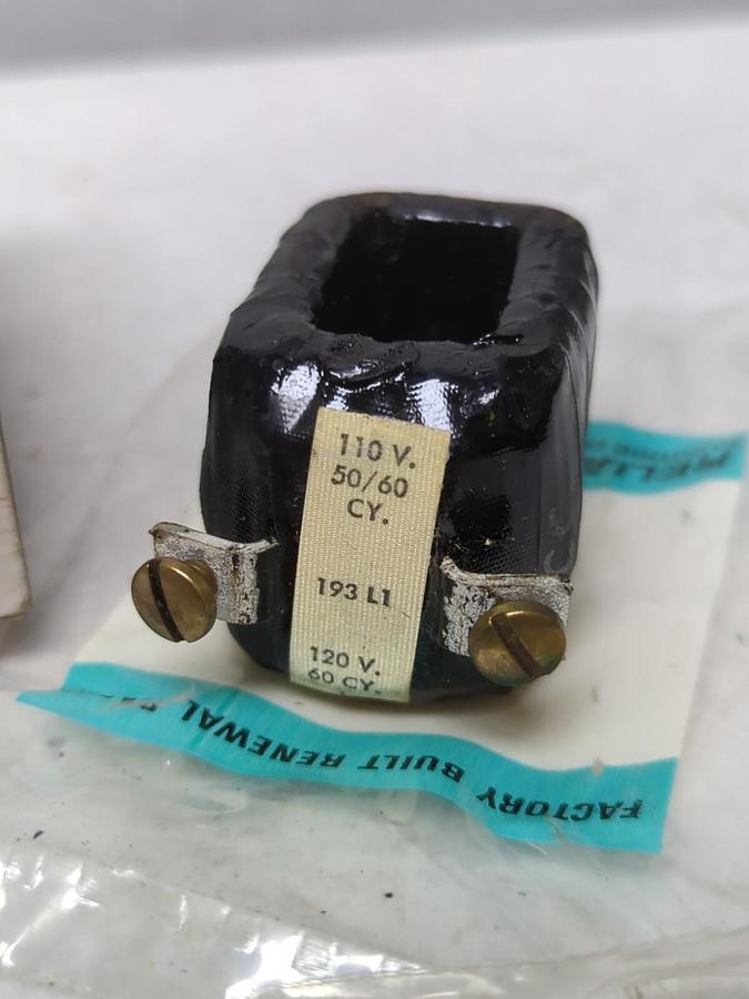 RELIANCE ELECTRIC,401555-A,COIL 110-120V 50/60CY 1933L1 NOS
