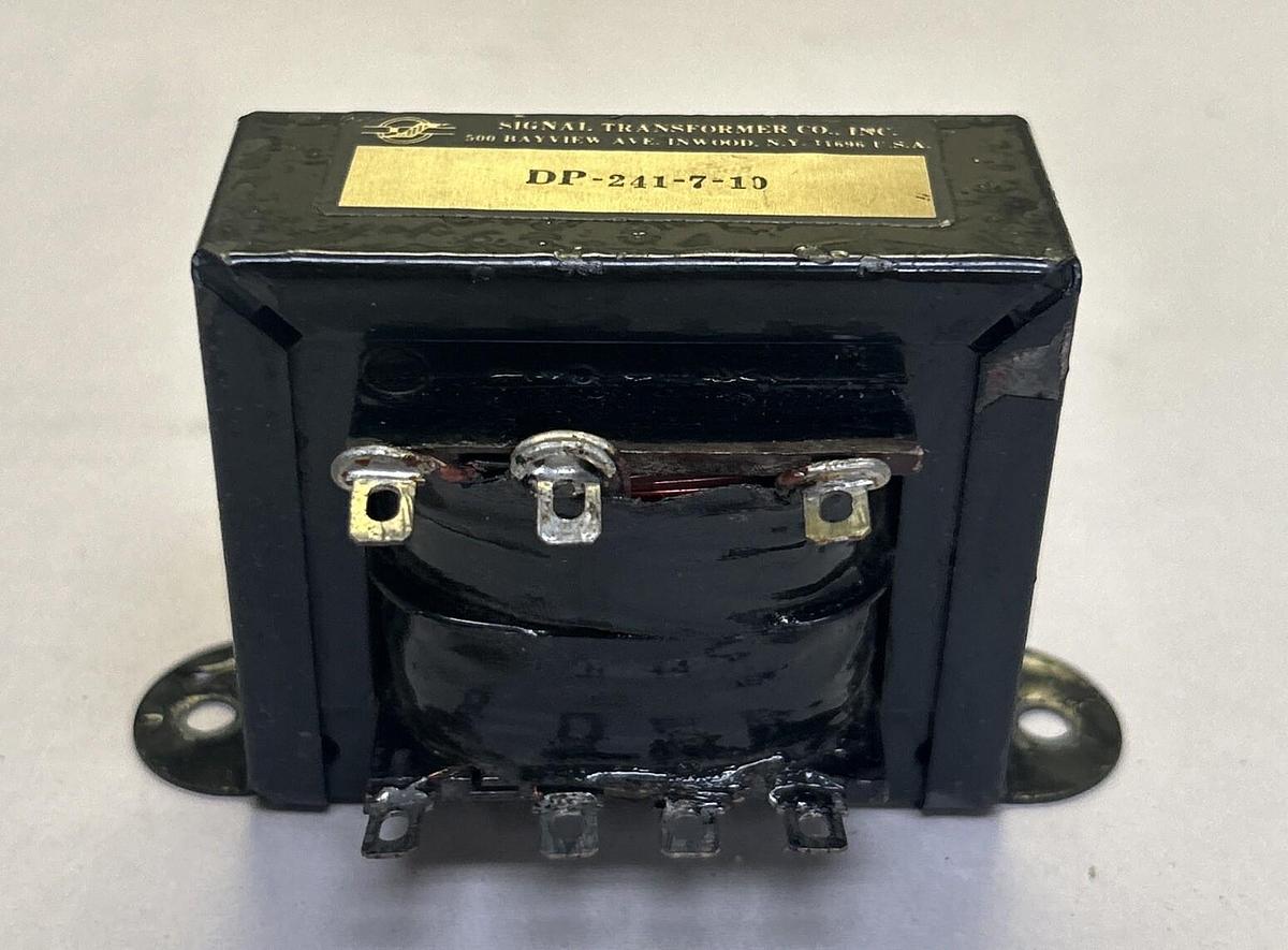 Used SIGNAL TRANSFORMER,DP-241-7-10,TRANSFORMER