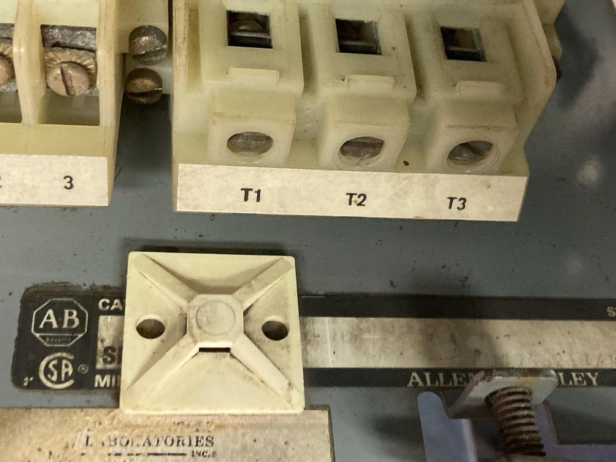 Used Allen-Bradley,2100,12 Inch FUSED MCC Starter Bucket Size 2