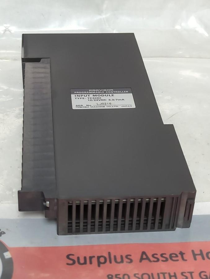 Used TOSHIBA,TC32D1,INPUT MODULE 12/24VDC 3.3/7mA PRE-OWNED