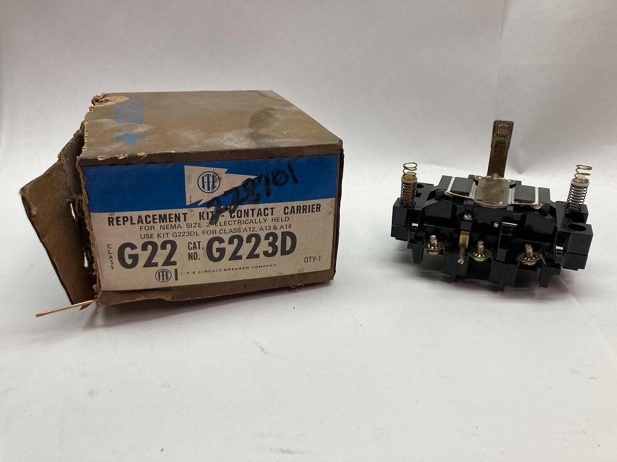 Gould Telemecanique,G223D,Size 2 3-Pole Carrier Assembly