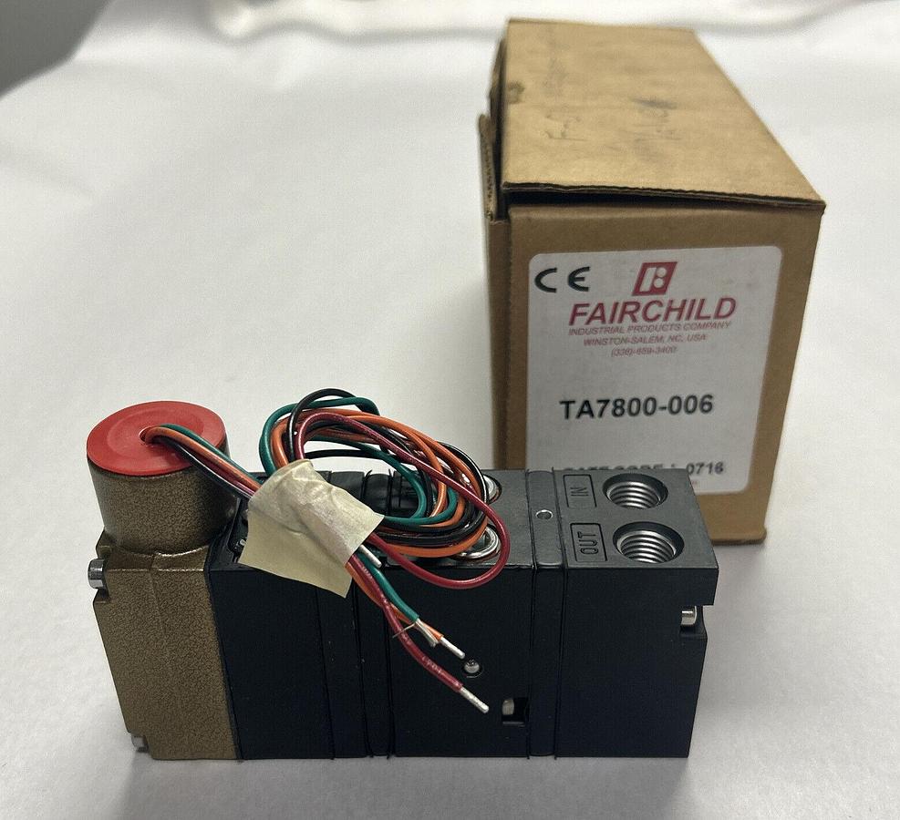 Used FAIRCHILD INDUSTRIAL,TA7800-006 I/P E/P, TRANSDUCER NEW