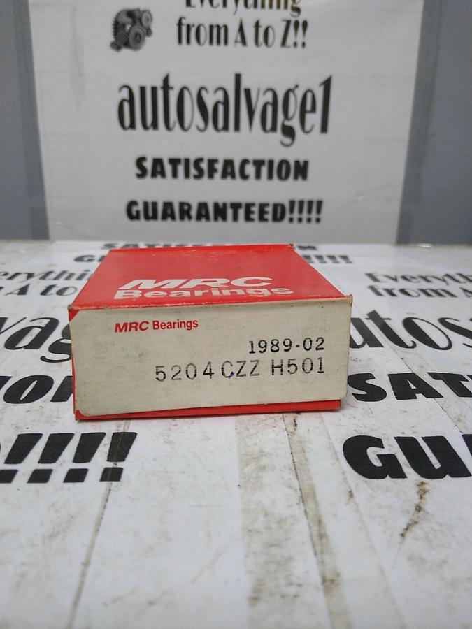 Used MRC,5204-CZZ-H501,Bearing NEW SEALED NOS