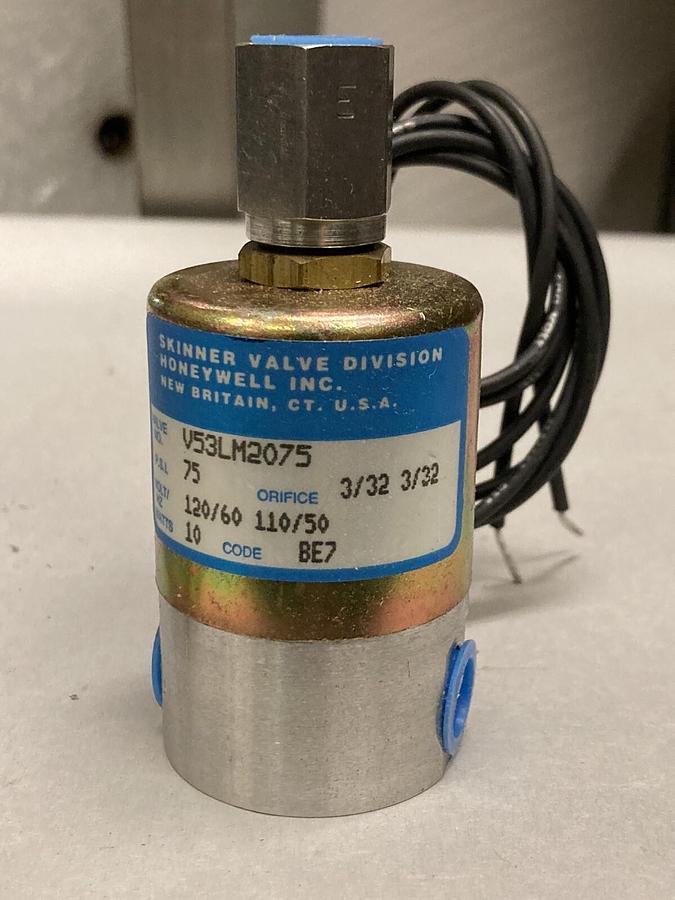 Parker Skinner Valve Division,V53DB2075, Solenoid Valve 120 VAC 75 PSI