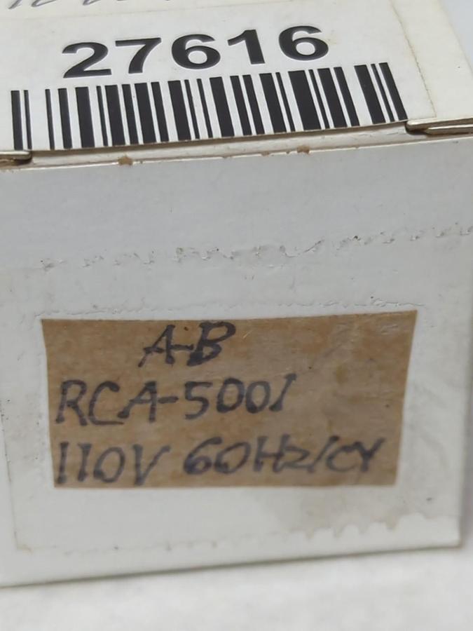Used ALLEN-BRADLEY,RCA-5001,COIL 110V 60HZ/CY PRE-OWNED