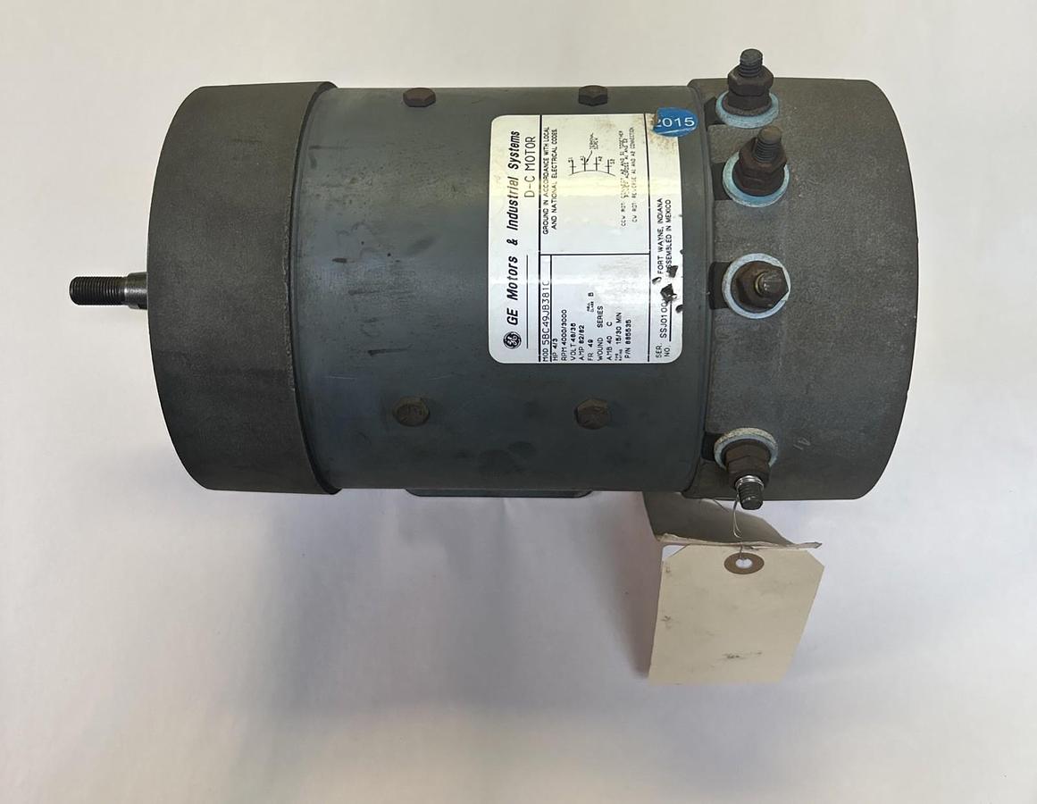 Used GE,5BC49JB381C,DC MOTOR 4/3HP 4000/3000RPM 48/36V 48 FRAME