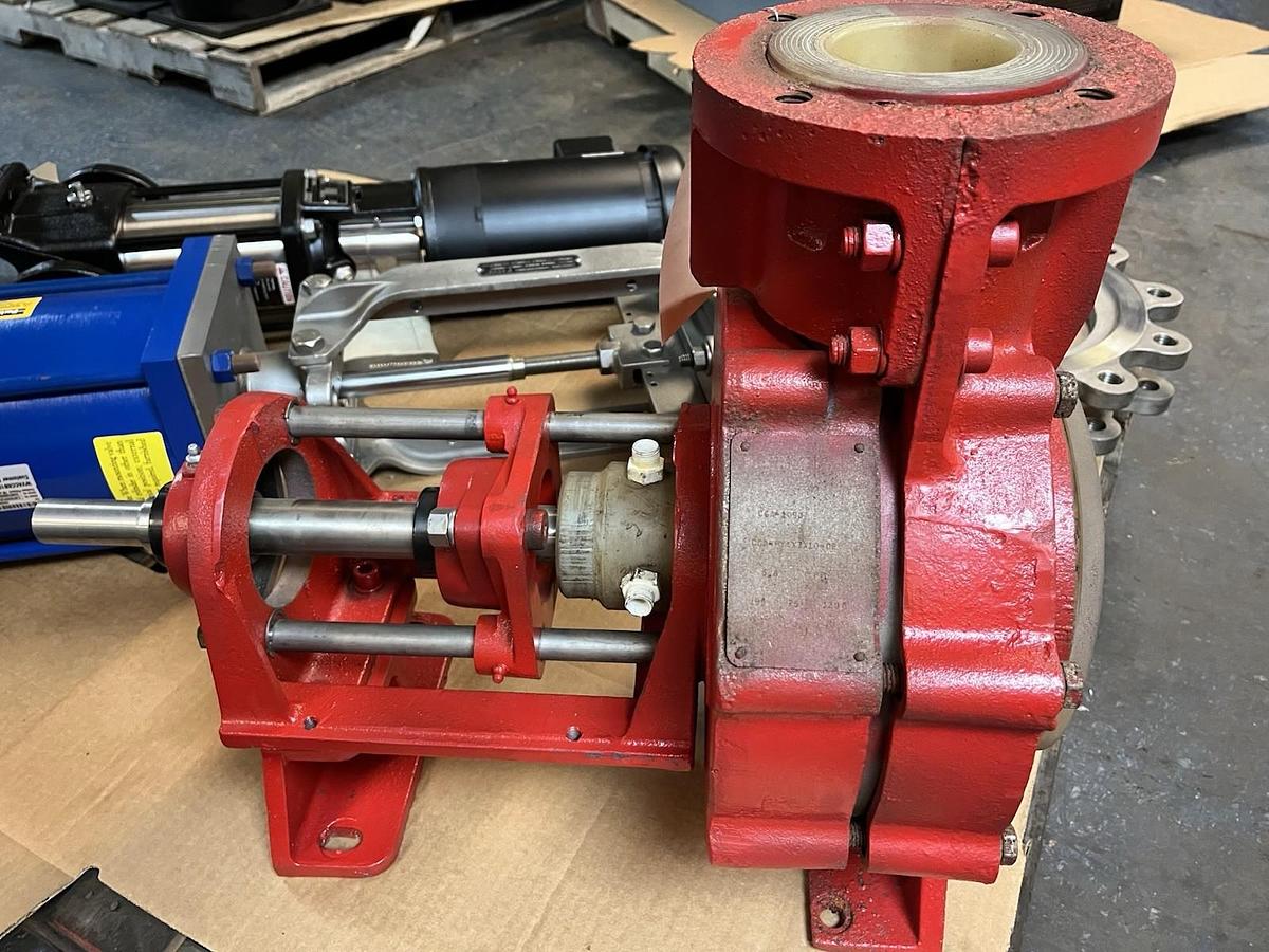 Used VANTON,CGA-PY3X4X10-OP,CHEMICAL THERMOPLASTIC CENTRIFUGAL PUMP IMP 8.8"