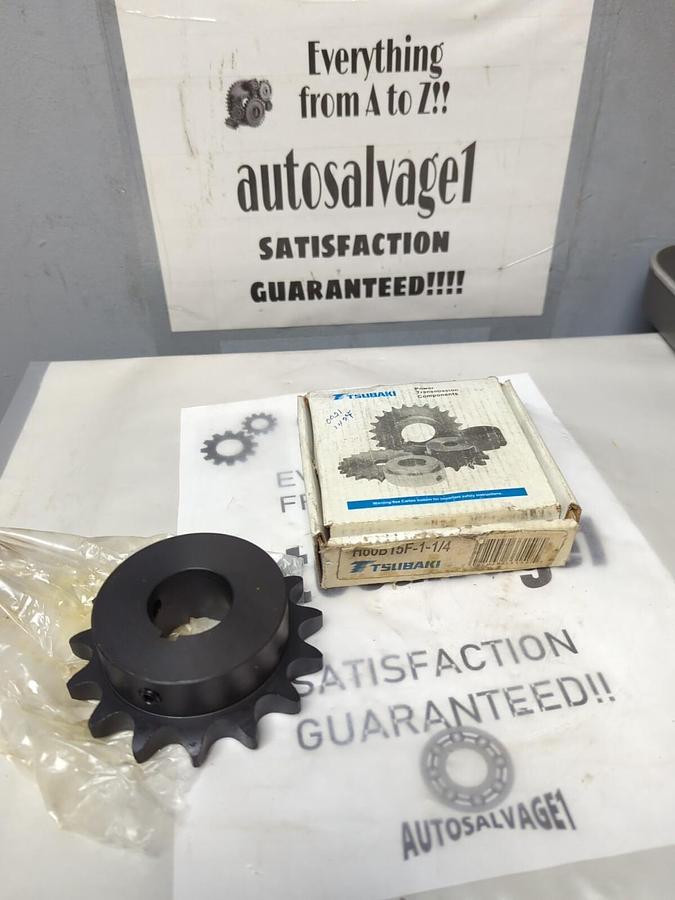 TSUBAKI,H60B15F-1-1/4,SPROCKET NEW IN BOX