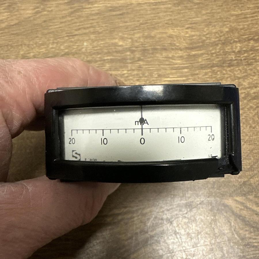 Used Sifam,20-0-20 MA,Analog Panel Meter
