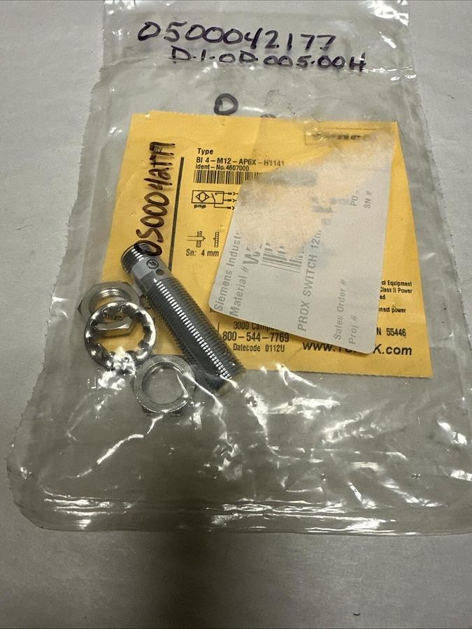 Used Turck,BI 4-M12-AO6X-H1141,Proximity Sensor