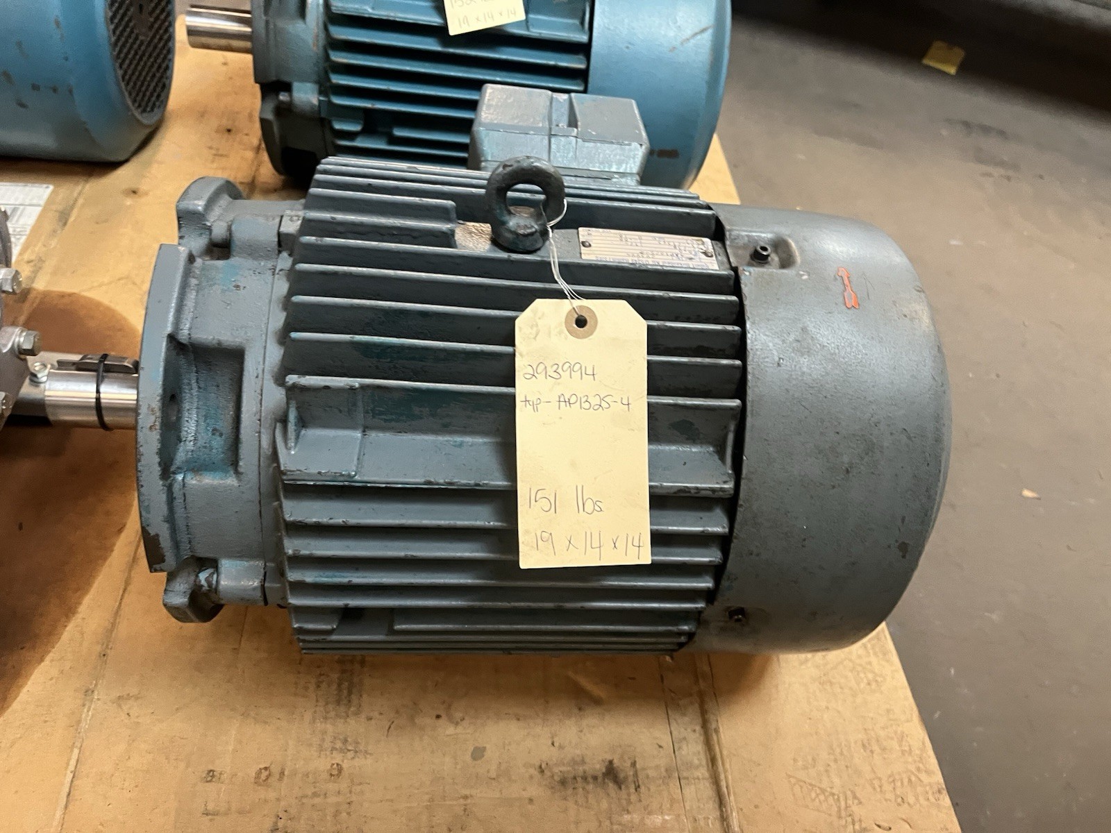 Used ROBERT BIRKENBEUL,4AP132S-4,MOTOR 6.6kW 1740RPM