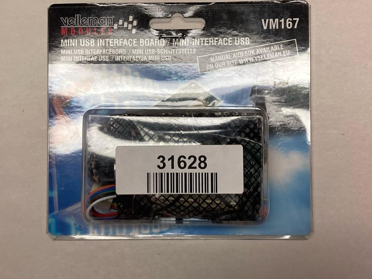 Used Velleman Modules,VM167,Mini USB Interface Board
