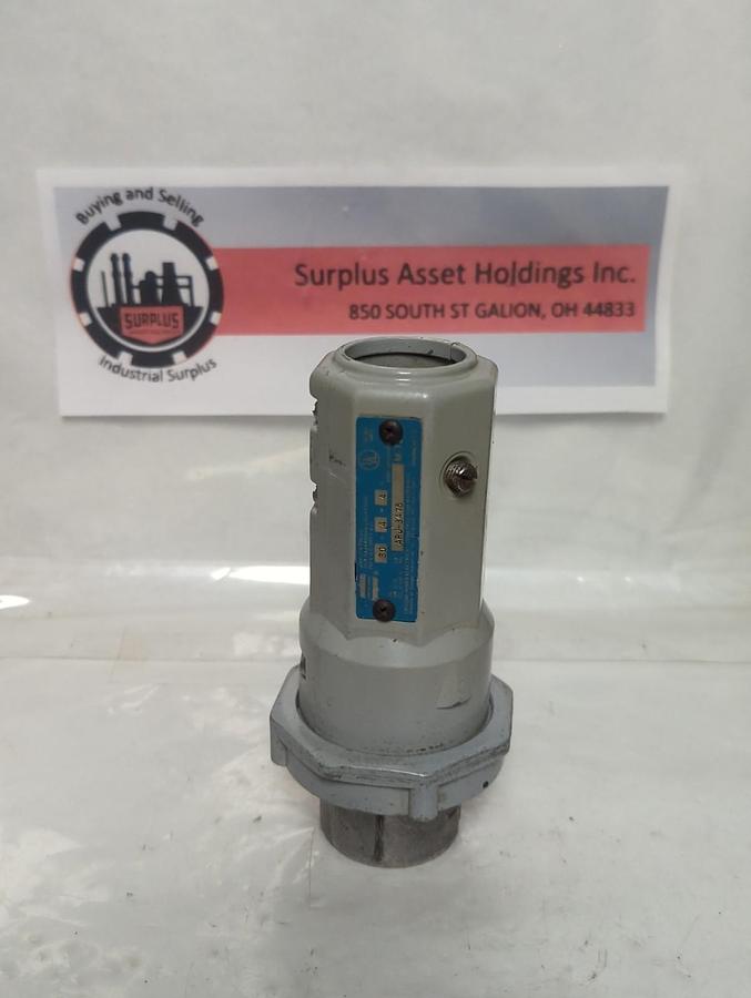 Used CROUSE-HINDS,APJ-3475,ARKTITE APJ PLUG 30A 4W 4P PRE-OWNED