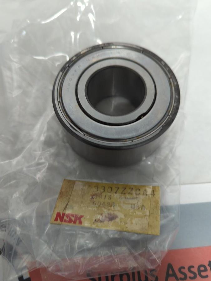 Used NSK,3307ZZCA4,DOUBLE SHIELDED BALL BEARING PRE-OWNED