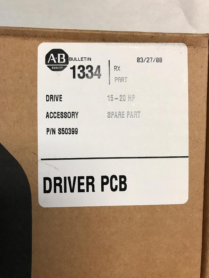 Used Allen Bradley,S50399,Driver Board Factory Sealed Box 15-20HP