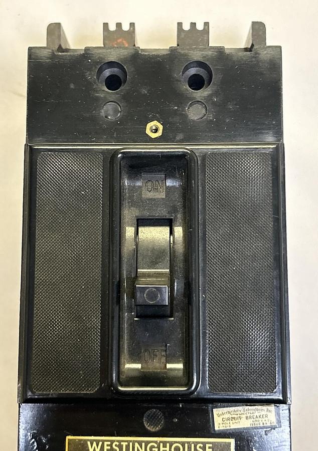 Used WESTINGHOUSE,1531787,CIRCUIT BREAKER 70A 600V 3P