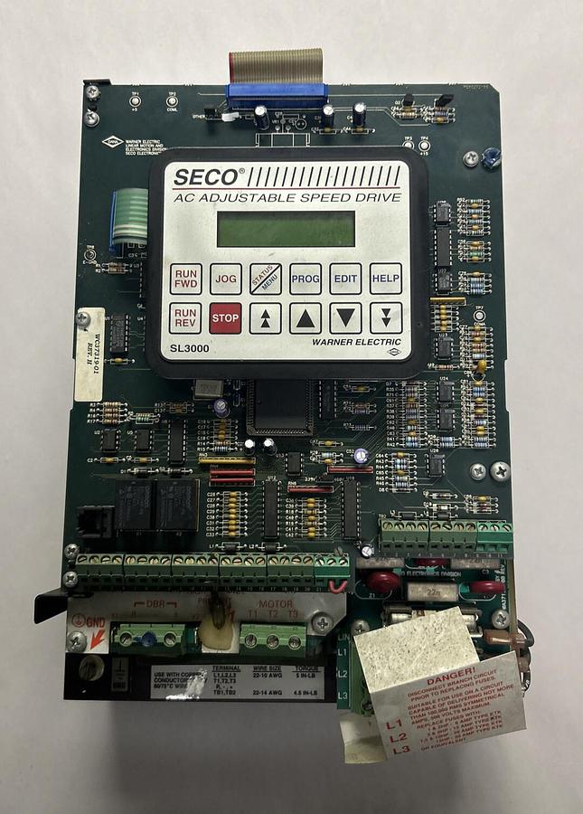 Used SECO DRIVES,SL340100000,AC ADJUSTABLE SPEED DRIVE