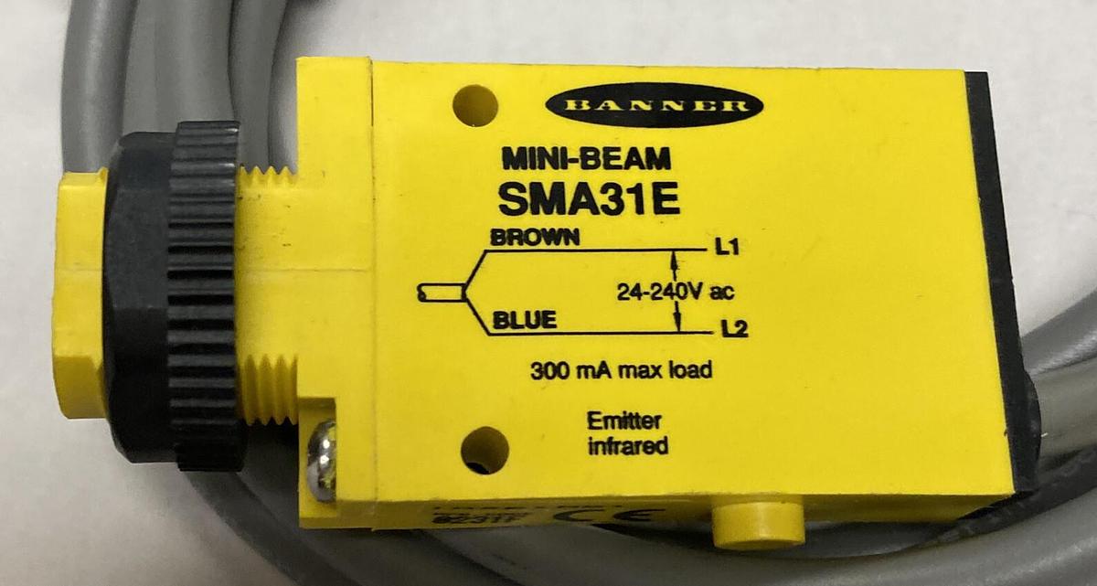 BANNER,SMA31E,PHOTOELECTRIC EMITTER SENSOR NEW NO BOX
