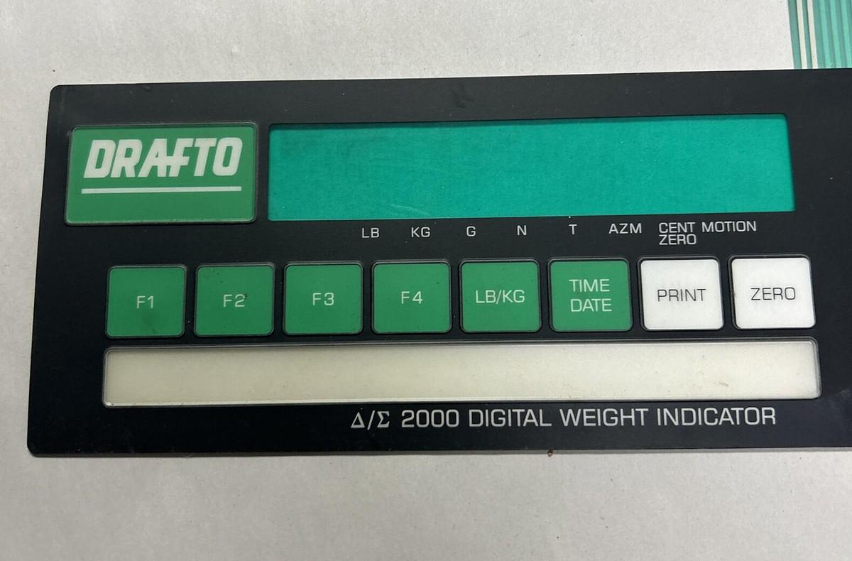 Used DRAFTO,D/S2000,KEYBOARD MEMBRANE SWITCH