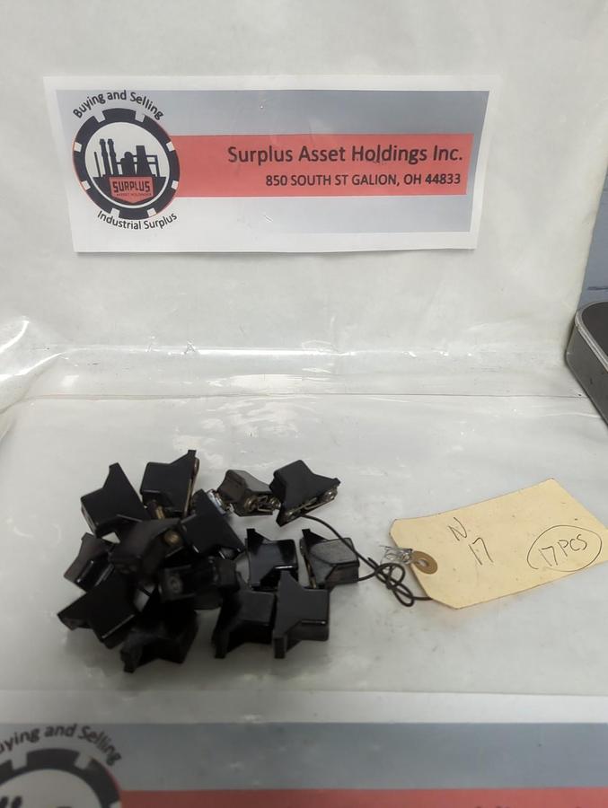 Used ALLEN BRADLEY,N17,THERMAL OVERLOAD HEATER ELEMENT LOT OF 17 PRE-OWNED