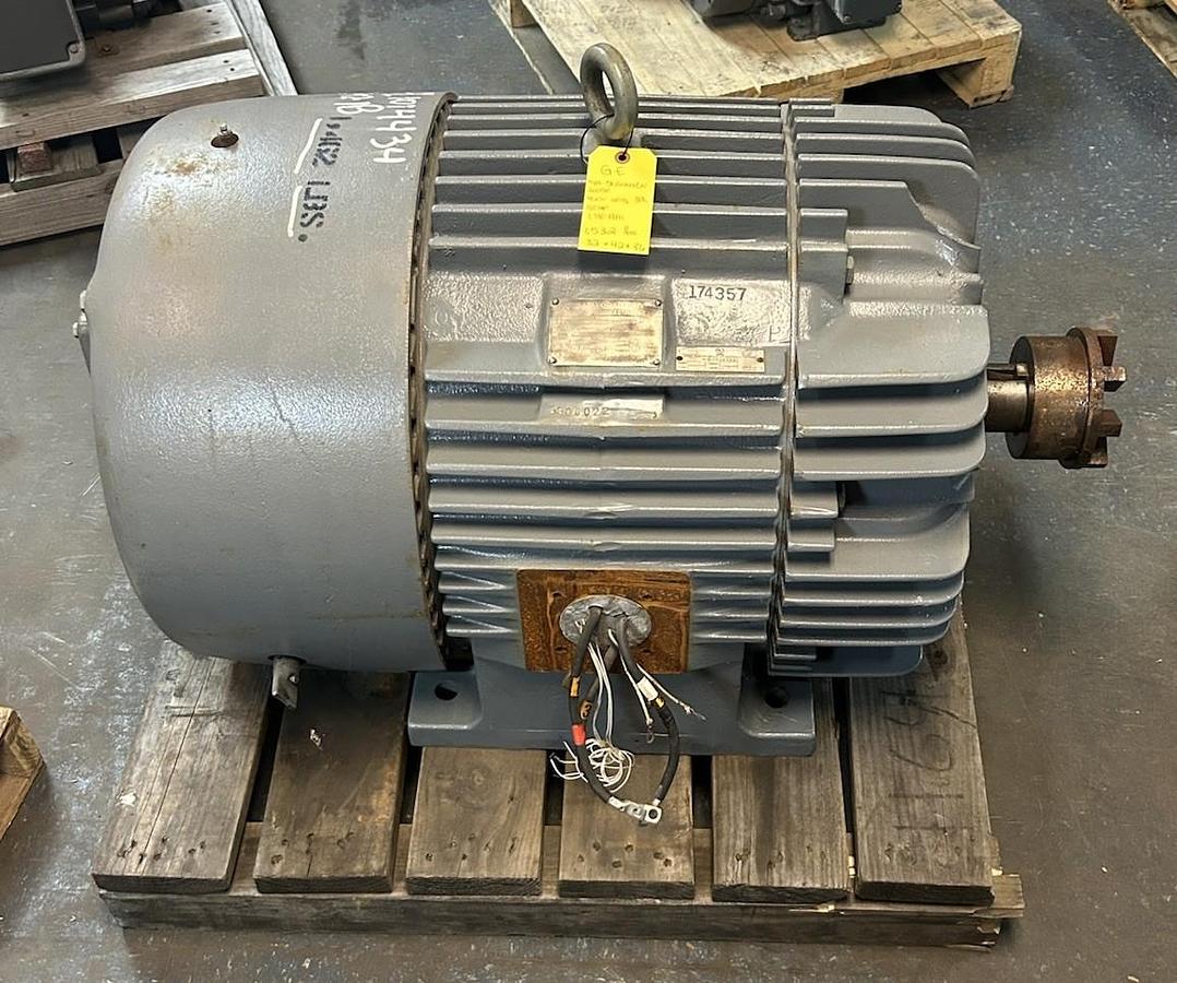 Used GE,5KG444CN2009P,AC MOTOR 100HP 460V 1780RPM 3PH 444Z FRAME