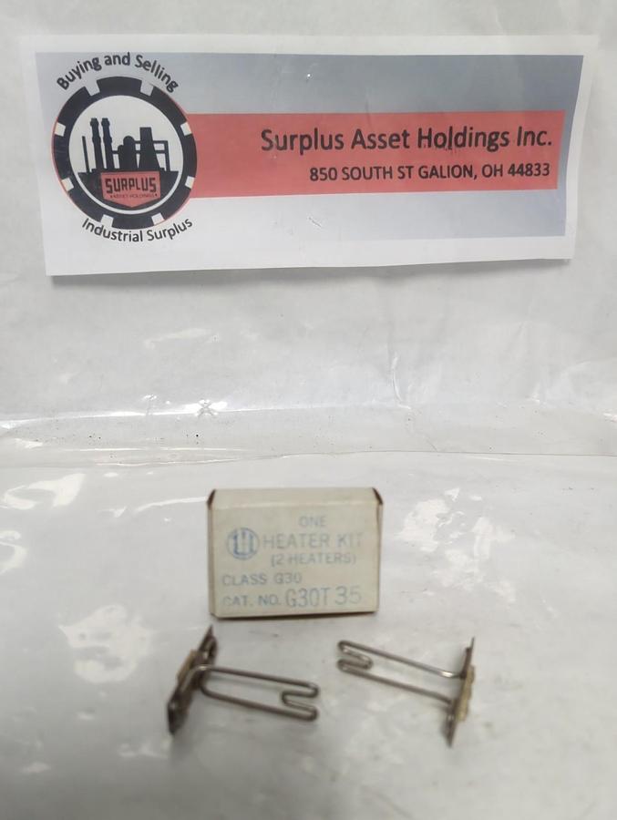 GOULD,G30T35,THERMAL OVERLOAD HEATER ELEMENT KIT (2 PCS) NOS