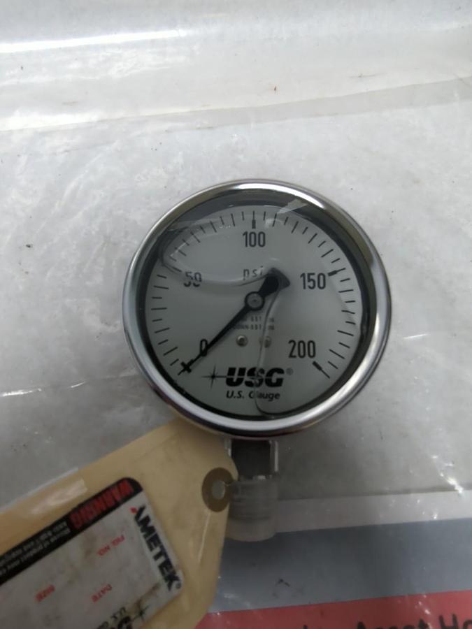 US GAUGE,100MM,GAUGE 0-200PSI MISSING BOX