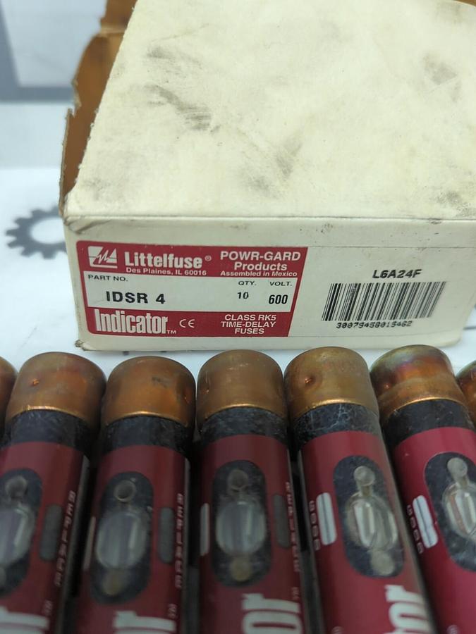 LITTELFUSE,IDSR4,POWR-GARD FUESE BOX OF 10 NOS