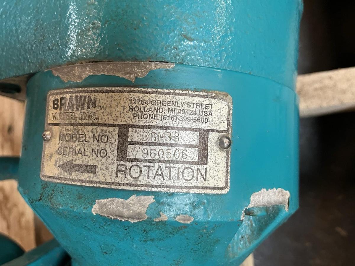 Used BRAWN,BGM33,MIXER 1PH 115/230V