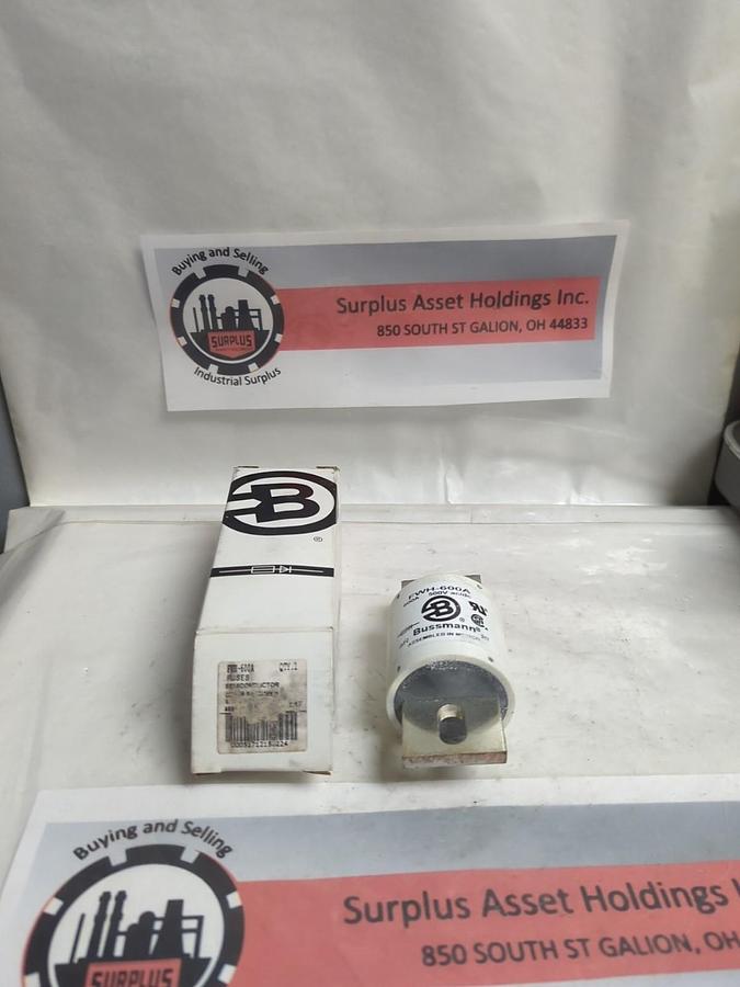 COOPER BUSSMANN,FWH-600A,SEMICONDUCTOR 600 AMP FUSE NOS