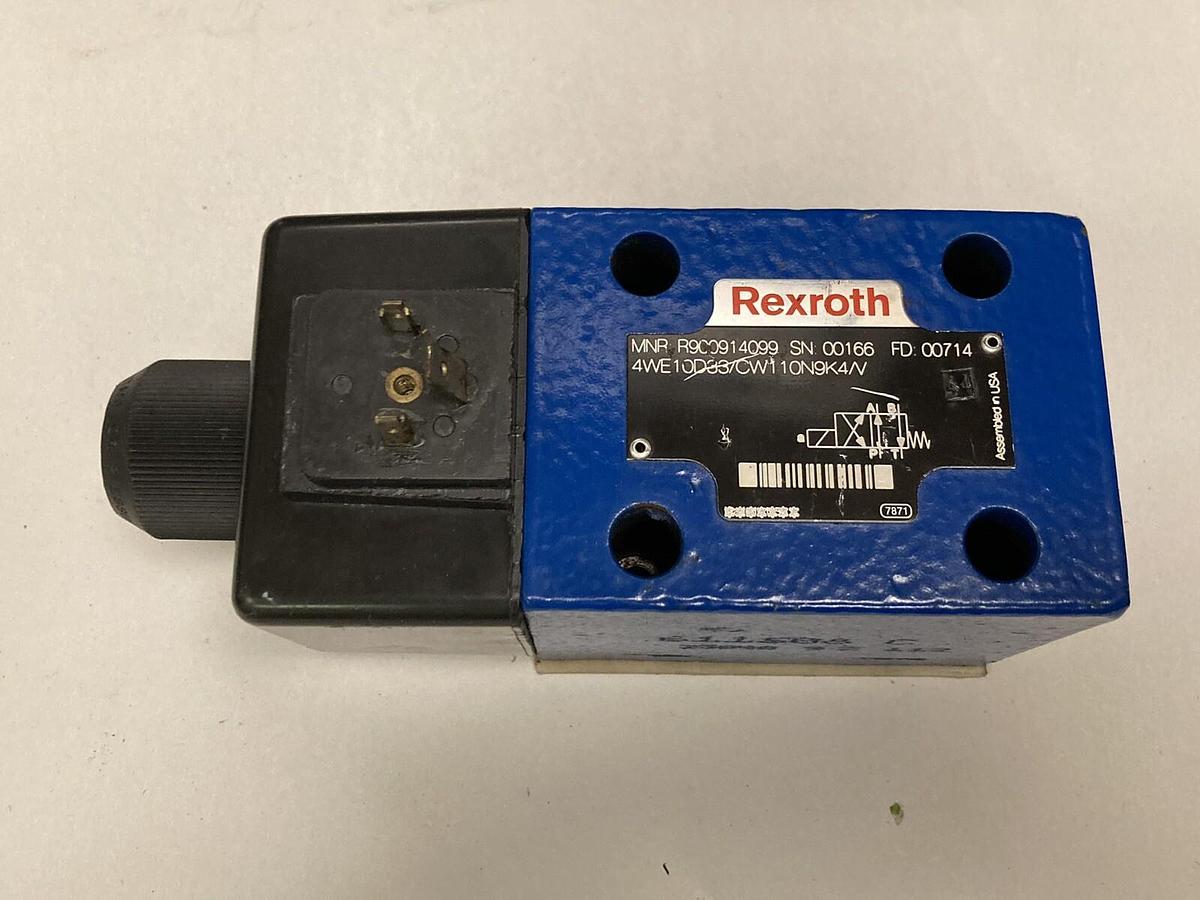 Used Rexroth,4WE10EB33/CW110N9K4/V,Valve